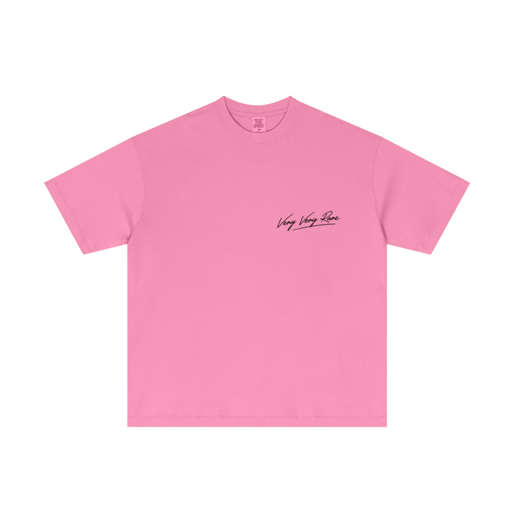 180GSM Women's Low-Shrink Skin-Friendly Lightweight T-shirt Pink