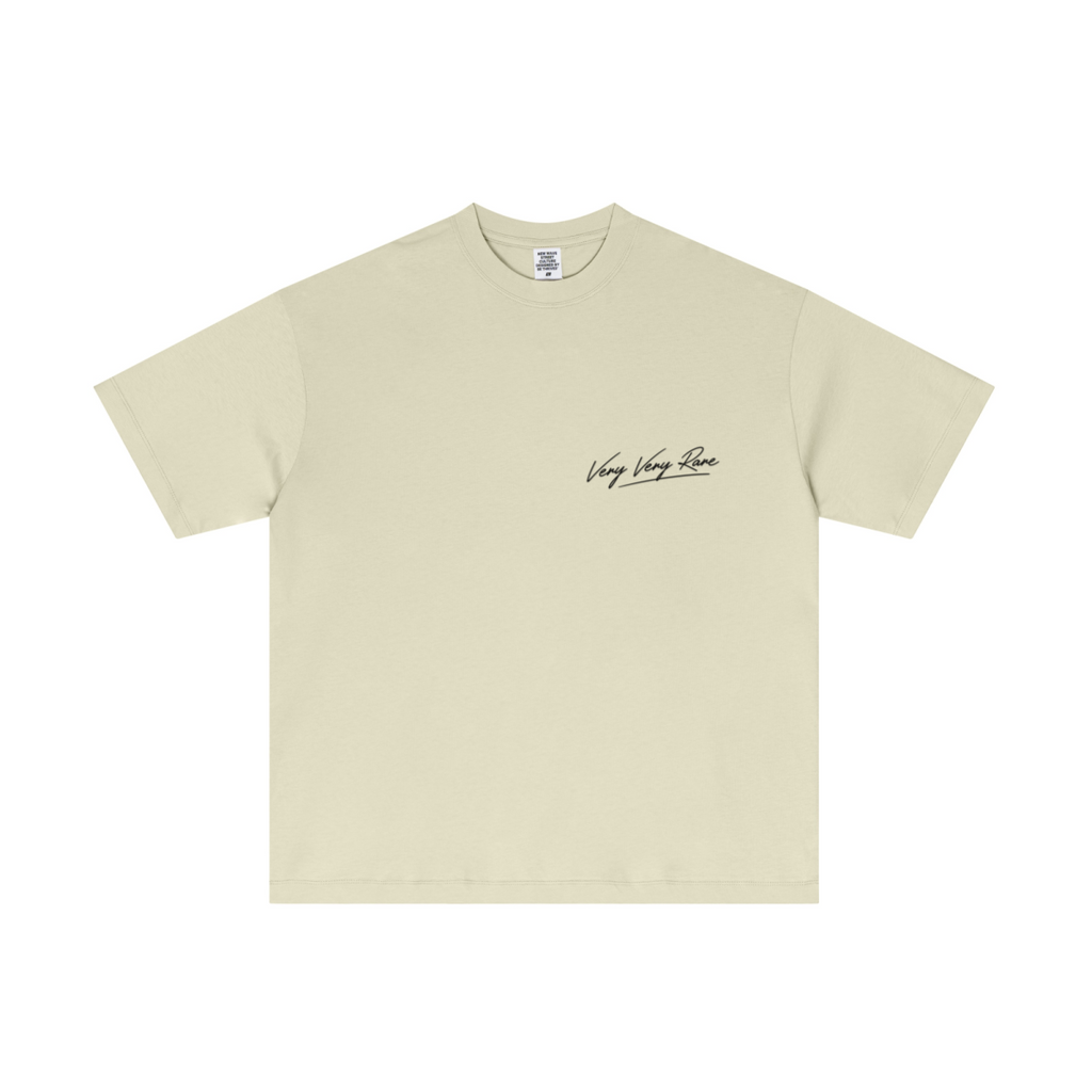 180GSM Women's Low-Shrink Skin-Friendly Lightweight T-shirt Beige