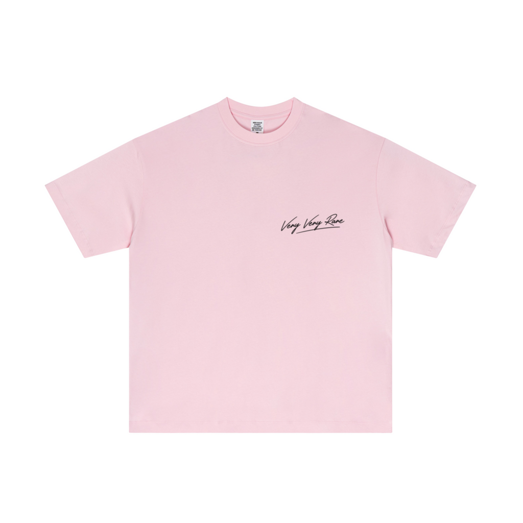 180GSM Women's Low-Shrink Skin-Friendly Lightweight T-shirt  Light pink