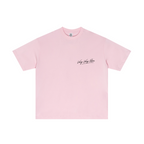 180GSM Women's Low-Shrink Skin-Friendly Lightweight T-shirt  Light pink