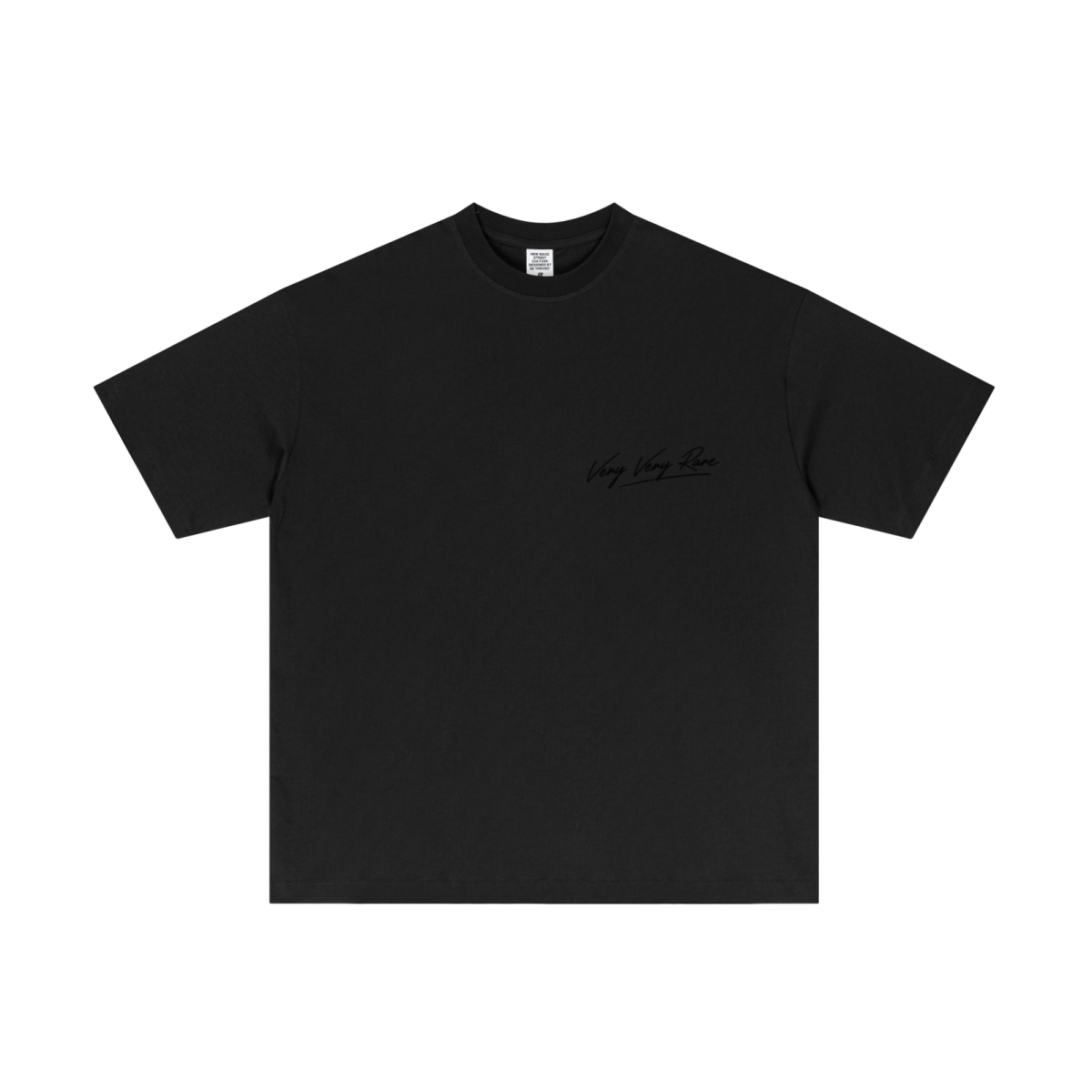 180GSM Women's Low-Shrink Skin-Friendly Lightweight T-shirt Black
