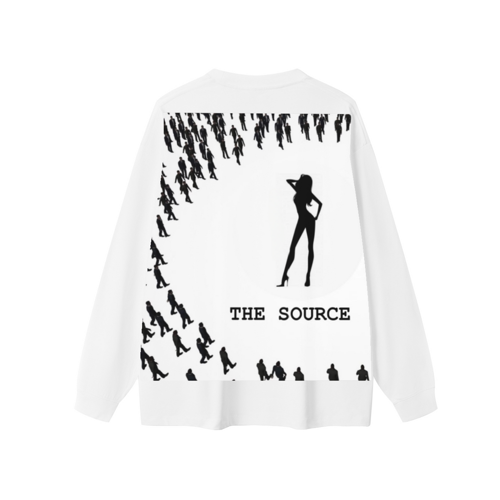 225GSM Unisex Functional Base Layer Sweatshirt Jade Ti White