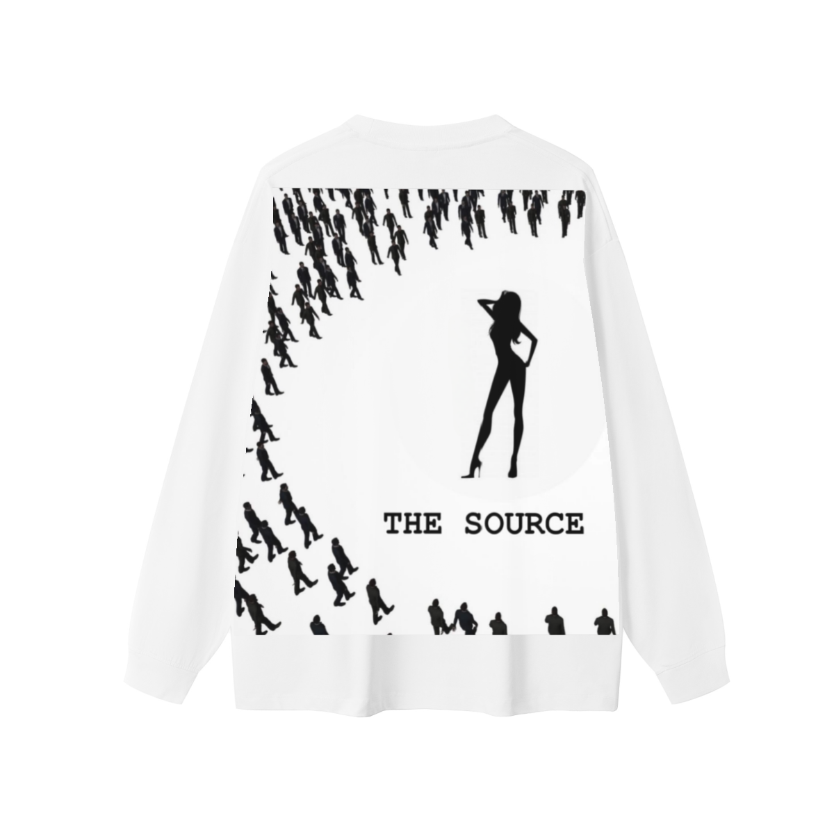 225GSM Unisex Functional Base Layer Sweatshirt Jade Ti White
