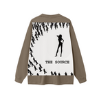 225GSM Unisex Functional Base Layer Sweatshirt 	Mysterious Brown