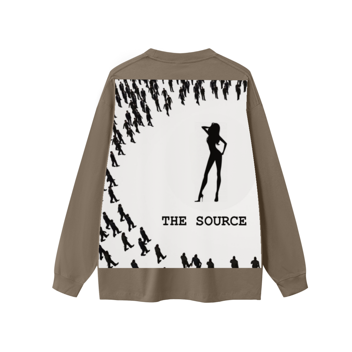 225GSM Unisex Functional Base Layer Sweatshirt 	Mysterious Brown