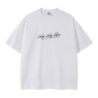 260GSM Unisex Earth-Tone Fog Heavyweight T-shirt White