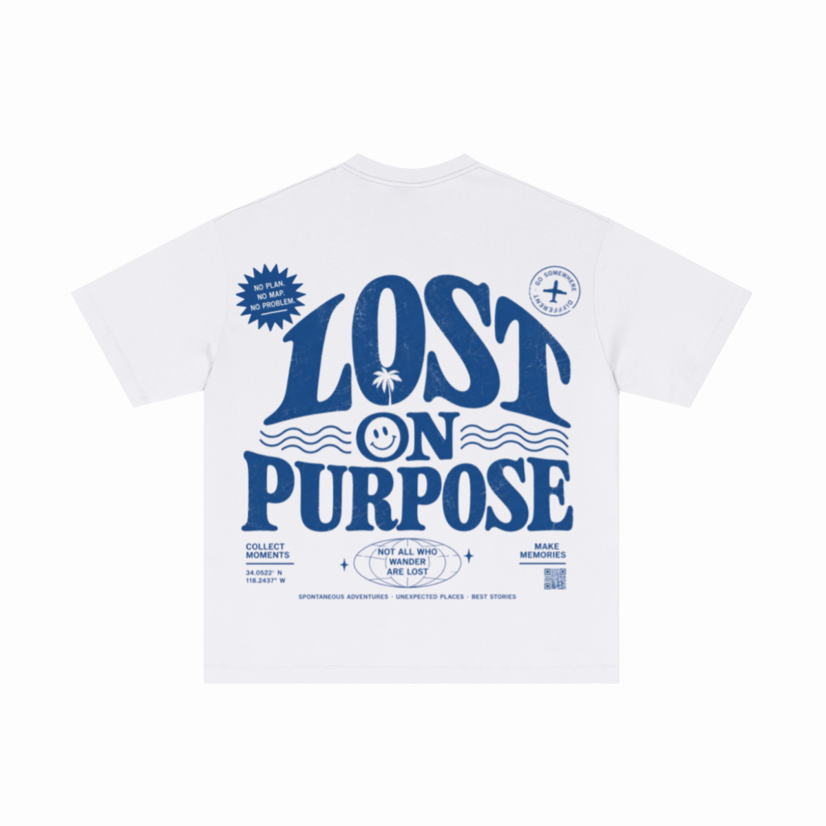 180GSM Men's Lightweight T-shirt  White