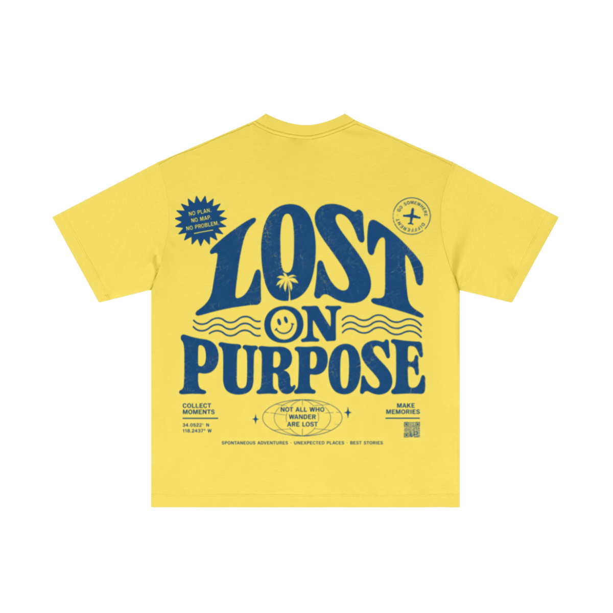 180GSM Men's Lightweight T-shirt Yellow