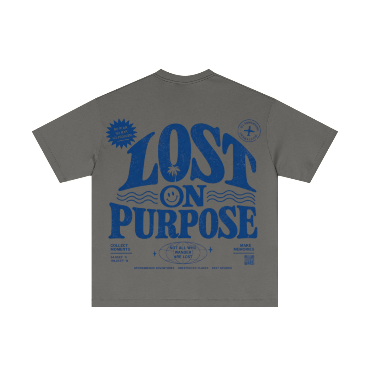 180GSM Men's Lightweight T-shirt Dark gray
