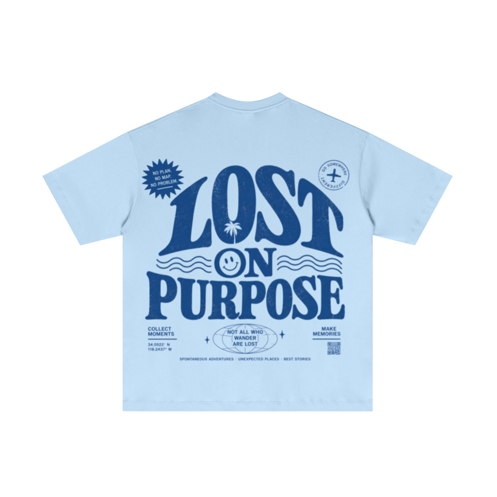 180GSM Men's Lightweight T-shirt Light blue