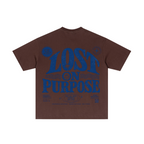 180GSM Men's Lightweight T-shirt Dark brown