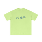 180GSM Men's Lightweight T-shirt Fluorescent green