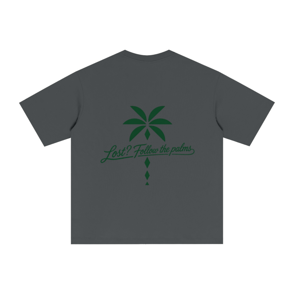 255GSM Unisex Long-Staple Cotton Jersey T-shirt Carbon Grey