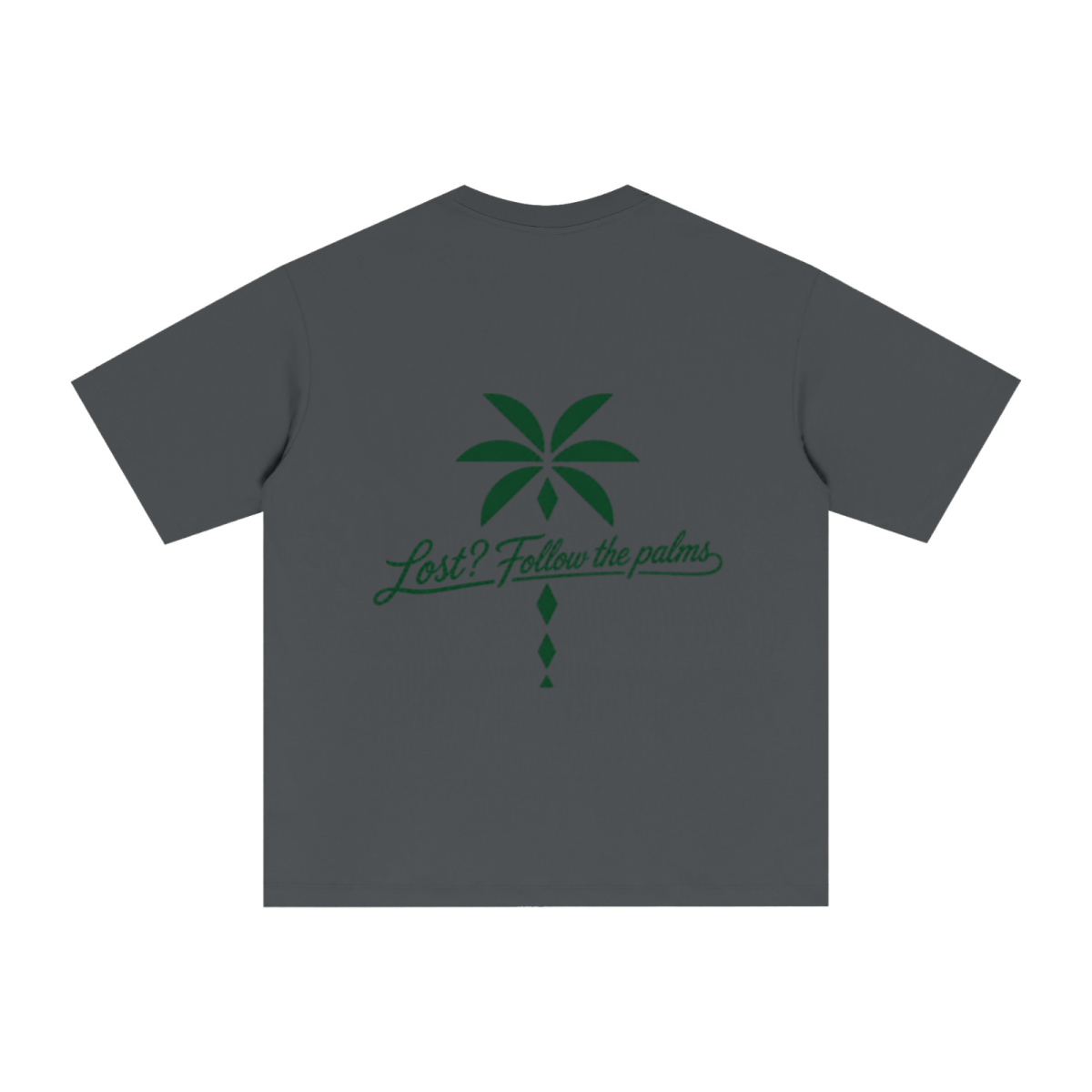 255GSM Unisex Long-Staple Cotton Jersey T-shirt Carbon Grey