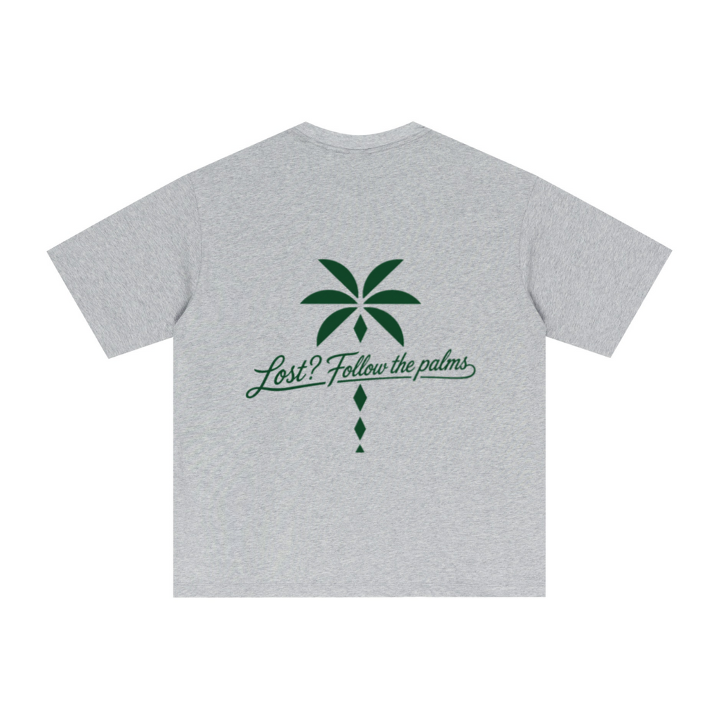 255GSM Unisex Long-Staple Cotton Jersey T-shirt Heathered Grey