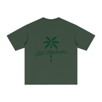 255GSM Unisex Long-Staple Cotton Jersey T-shirt Forest Green