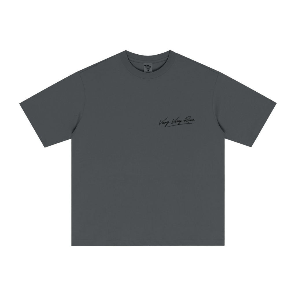 255GSM Unisex Long-Staple Cotton Jersey T-shirt Carbon Grey