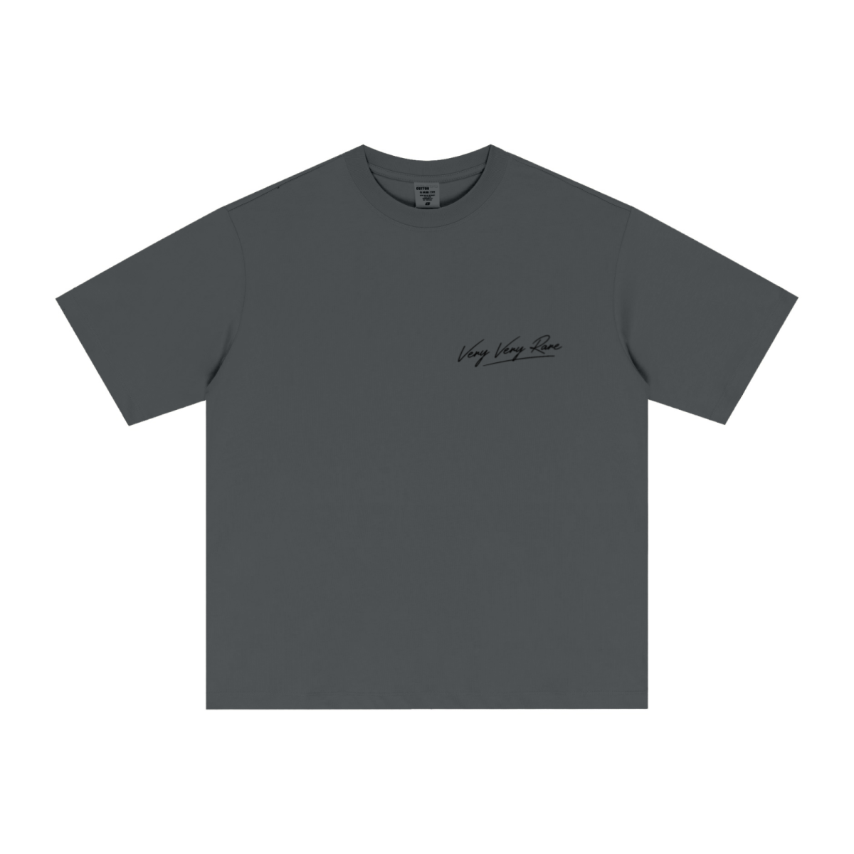 255GSM Unisex Long-Staple Cotton Jersey T-shirt Carbon Grey