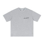 255GSM Unisex Long-Staple Cotton Jersey T-shirt Heathered Grey