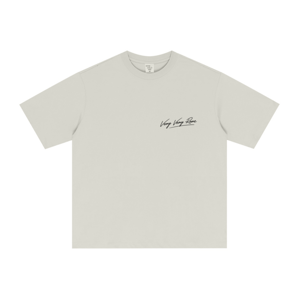 255GSM Unisex Long-Staple Cotton Jersey T-shirt Milk Apricot