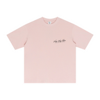 255GSM Unisex Long-Staple Cotton Jersey T-shirt Pink