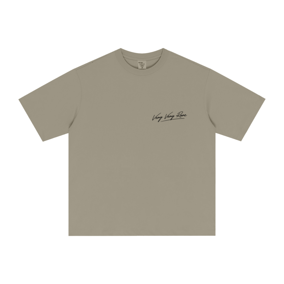 255GSM Unisex Long-Staple Cotton Jersey T-shirt Grey Camel