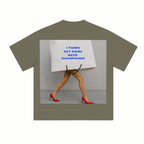 230GSM Unisex Cool-Touch Sorona Fabric Basic Crew Neck T-shirt Coffee Brown