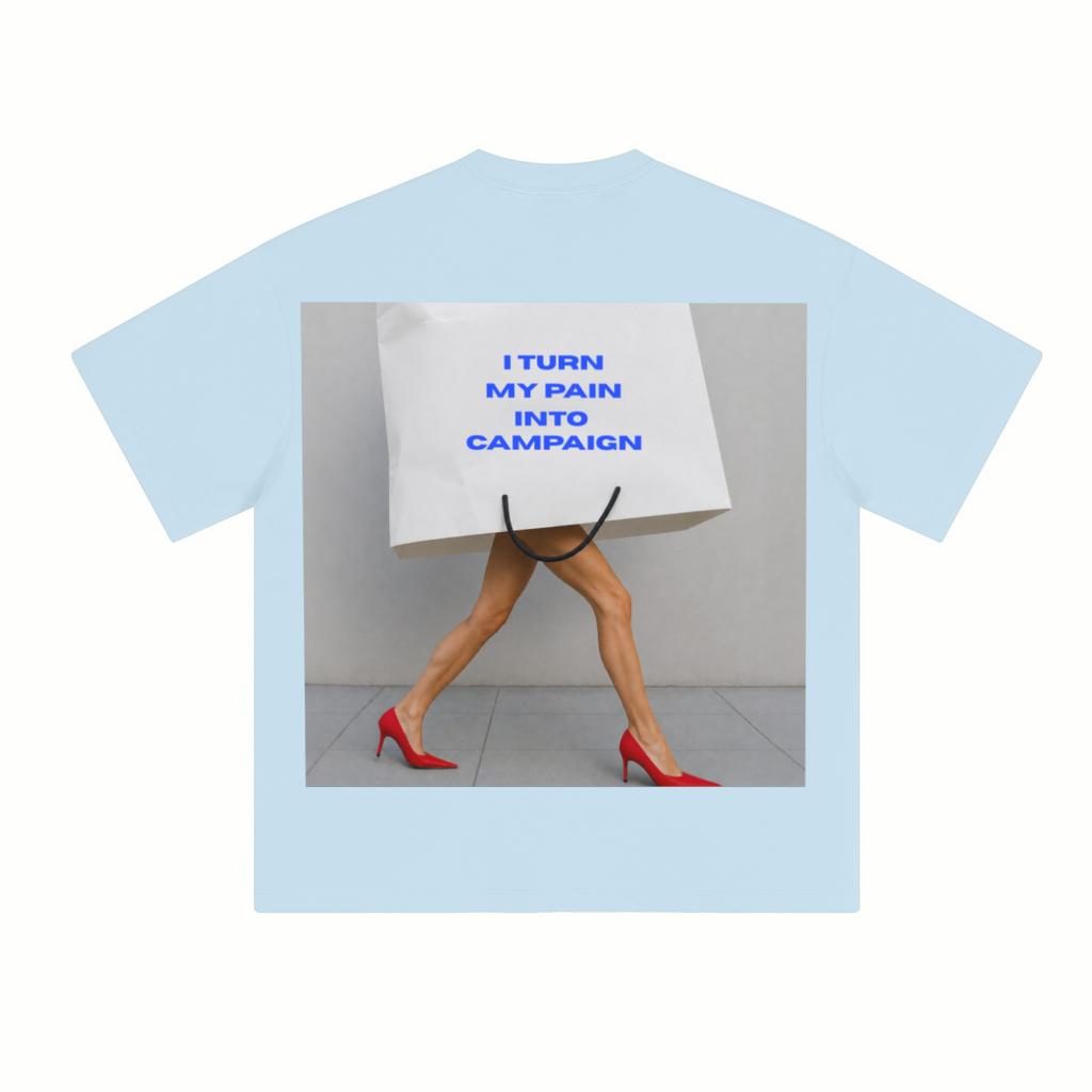 230GSM Unisex Cool-Touch Sorona Fabric Basic Crew Neck T-shirt Sky Blue