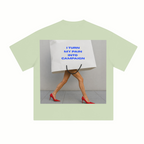 230GSM Unisex Cool-Touch Sorona Fabric Basic Crew Neck T-shirt Light Green