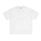 230GSM Unisex Cool-Touch Sorona Fabric Basic Crew Neck T-shirt White