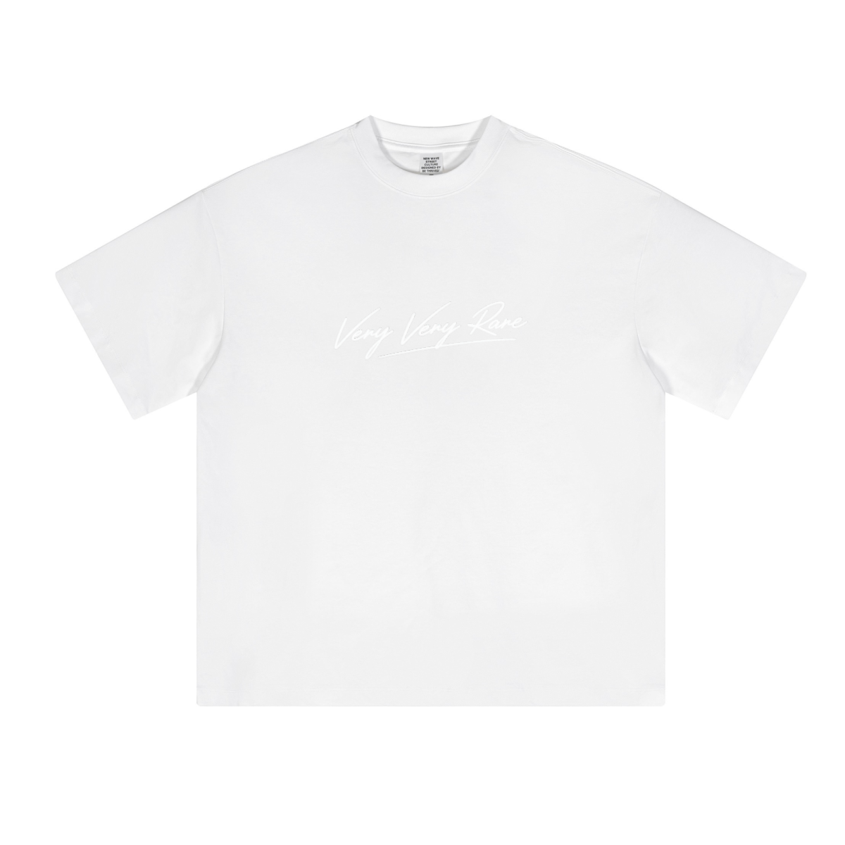230GSM Unisex Cool-Touch Sorona Fabric Basic Crew Neck T-shirt White