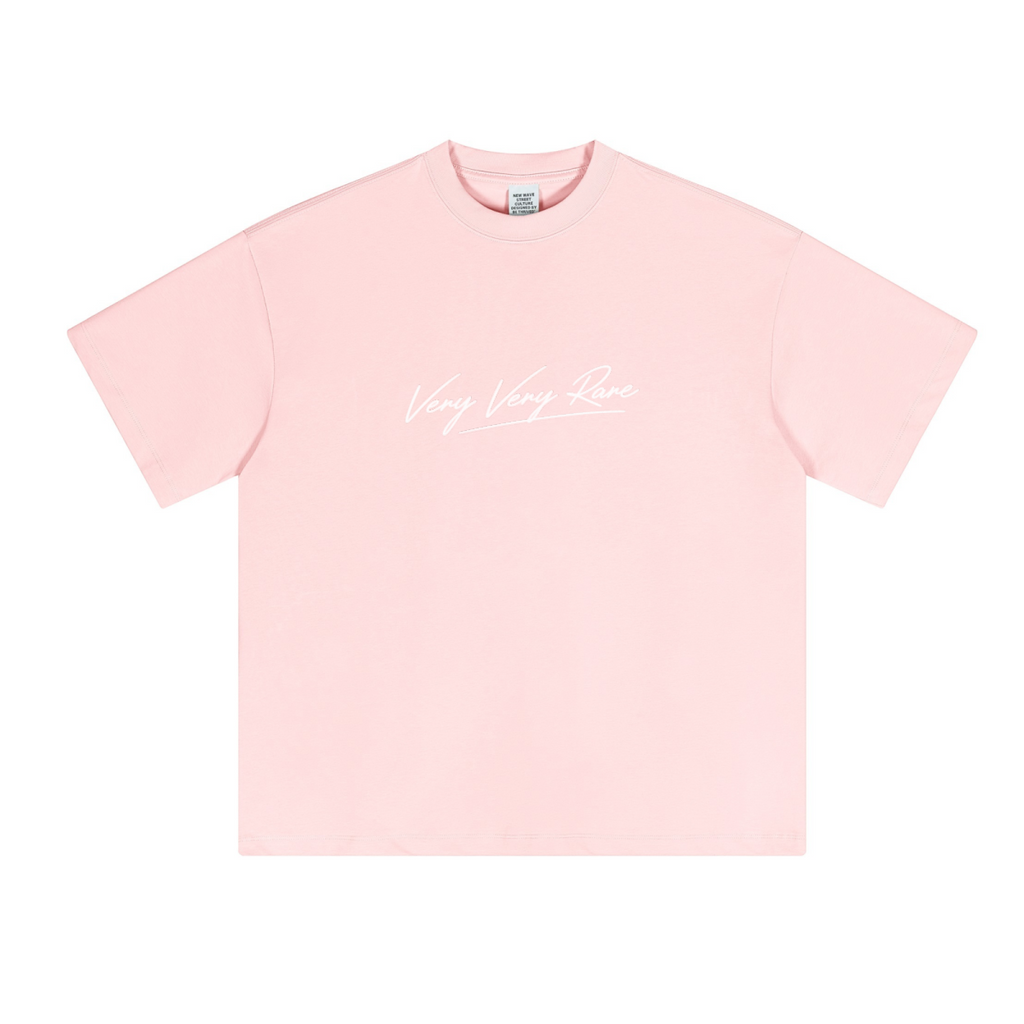 230GSM Unisex Cool-Touch Sorona Fabric Basic Crew Neck T-shirt Pink