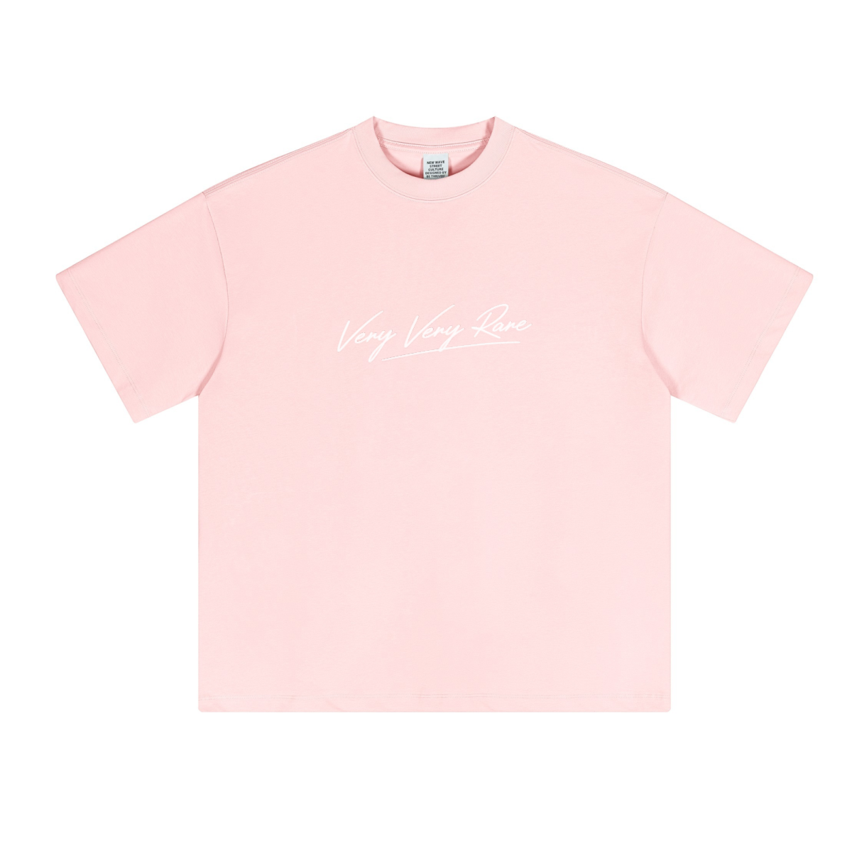 230GSM Unisex Cool-Touch Sorona Fabric Basic Crew Neck T-shirt Pink