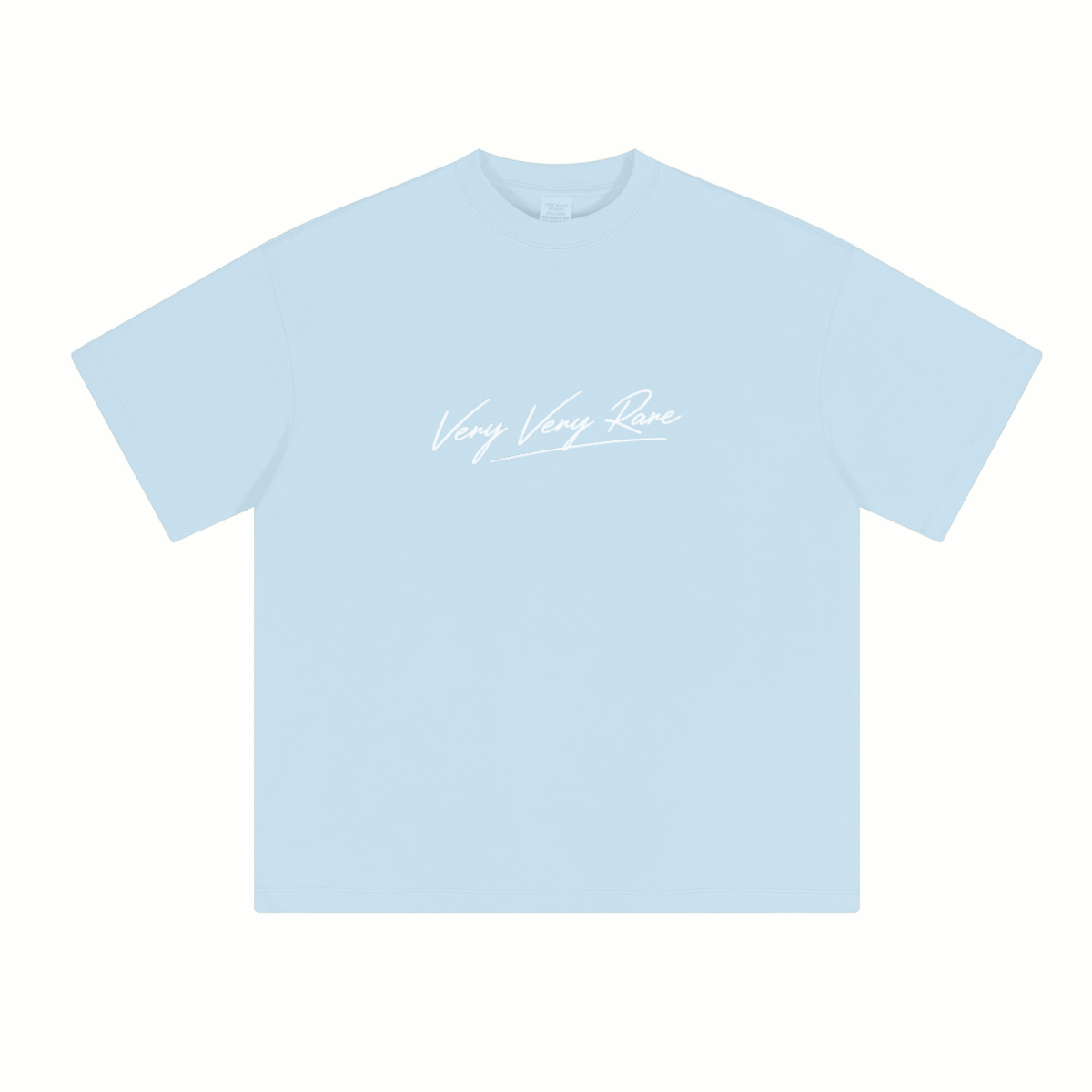 230GSM Unisex Cool-Touch Sorona Fabric Basic Crew Neck T-shirt Sky Blue