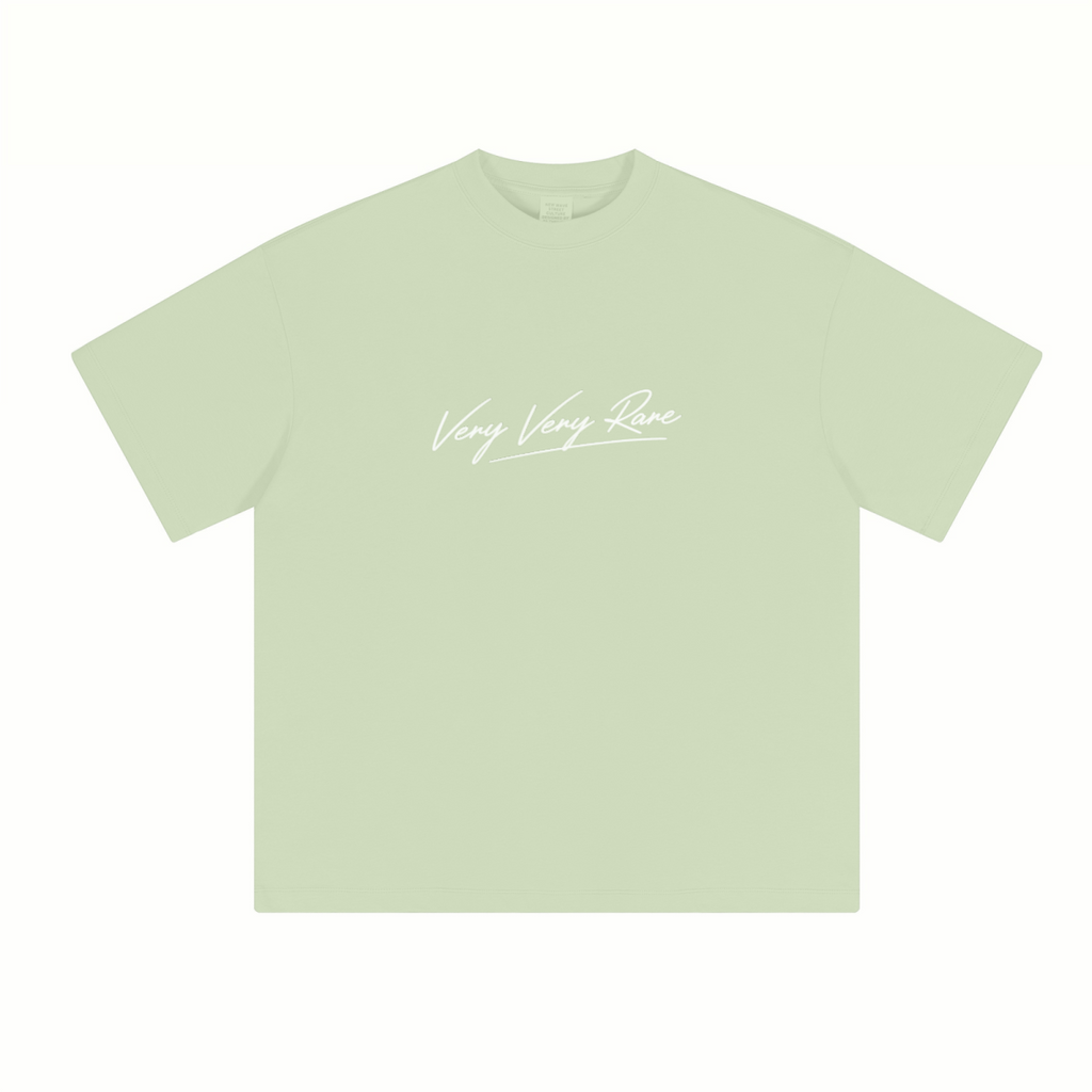 230GSM Unisex Cool-Touch Sorona Fabric Basic Crew Neck T-shirt Light Green