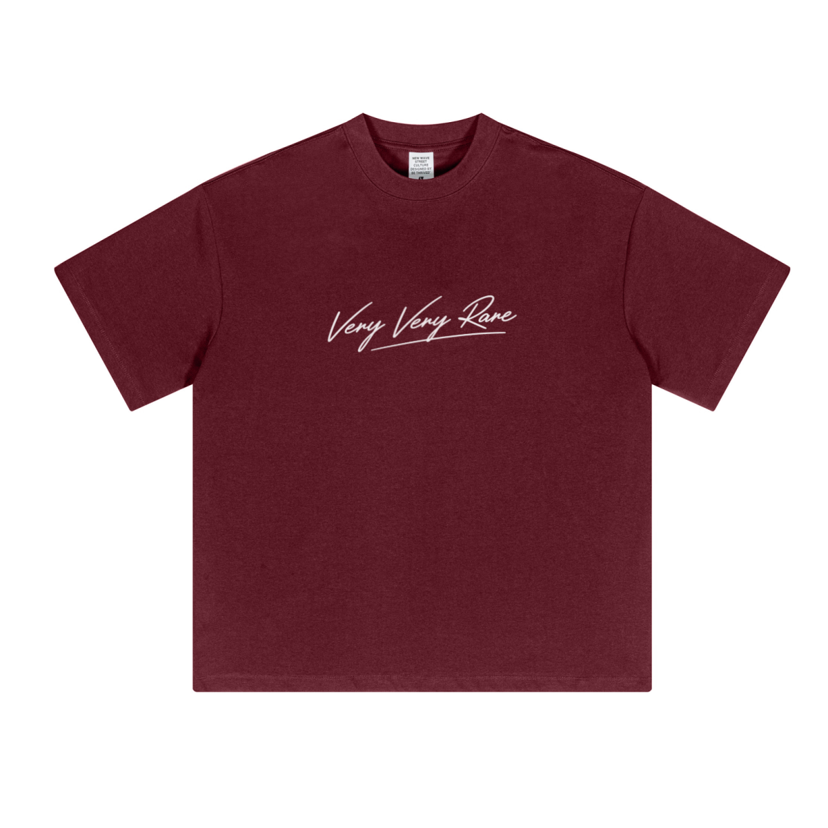 230GSM Unisex Cool-Touch Sorona Fabric Basic Crew Neck T-shirt Deep Red