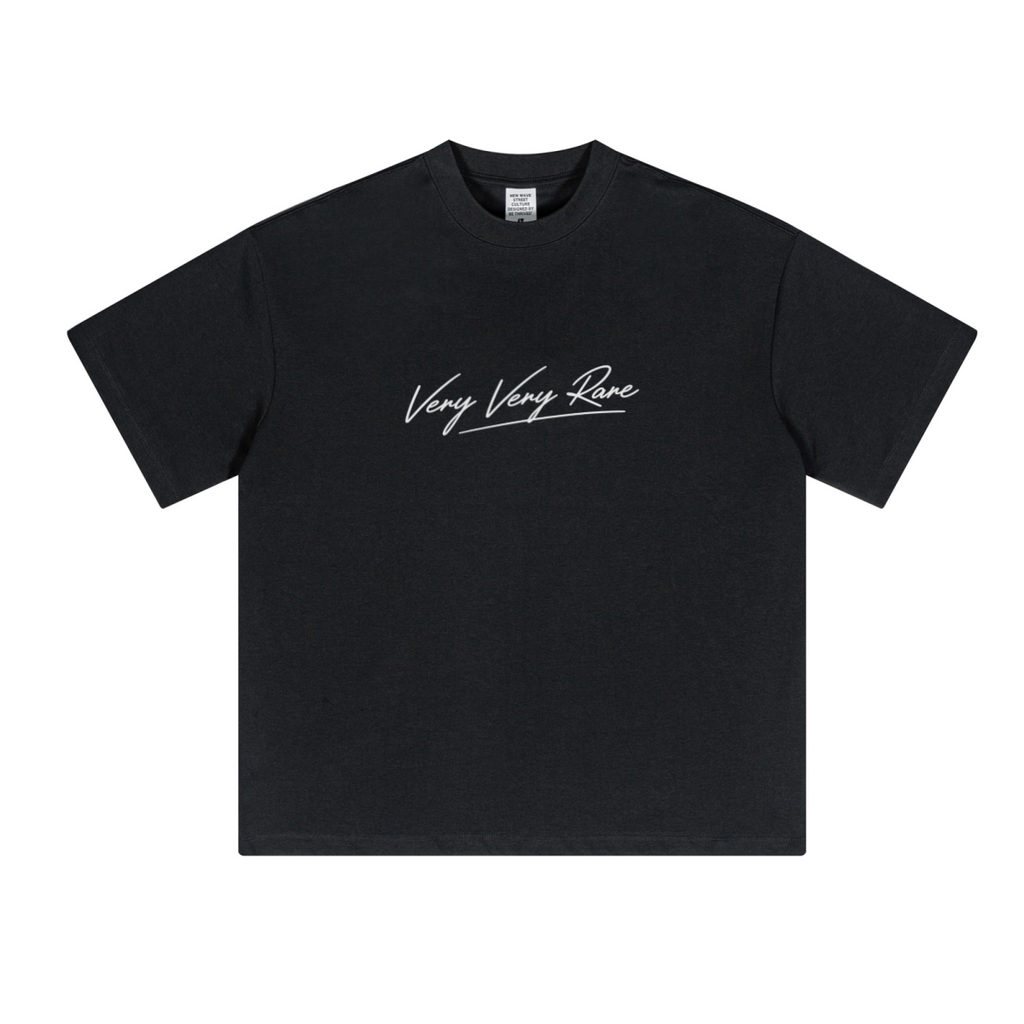 230GSM Unisex Cool-Touch Sorona Fabric Basic Crew Neck T-shirt Black