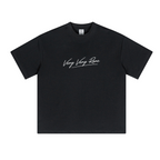 230GSM Unisex Cool-Touch Sorona Fabric Basic Crew Neck T-shirt Black