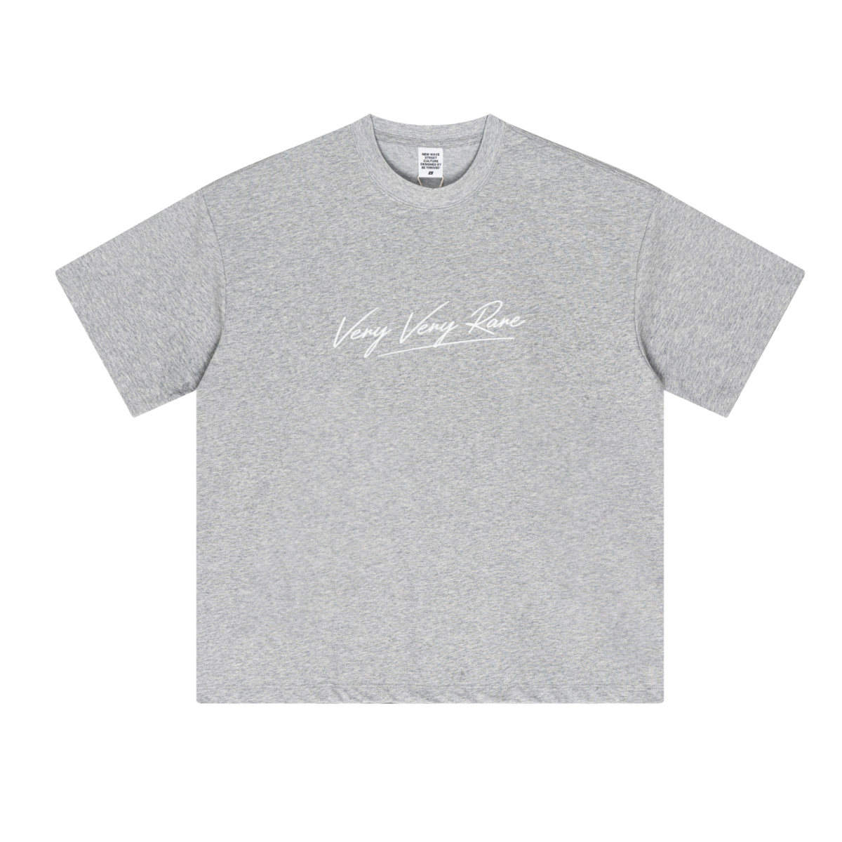 230GSM Unisex Cool-Touch Sorona Fabric Basic Crew Neck T-shirt Heather Gray
