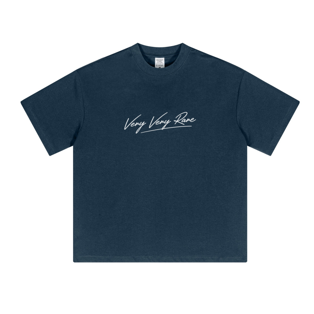 230GSM Unisex Cool-Touch Sorona Fabric Basic Crew Neck T-shirt Navy Blue