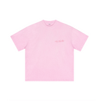 250GSM Men's Boxy Tie-Dyed T-Shirt Pink