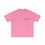 180GSM Women's Low-Shrink Skin-Friendly Lightweight T-shirt Pink