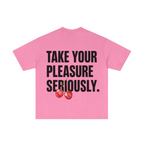 180GSM Women's Low-Shrink Skin-Friendly Lightweight T-shirt Pink