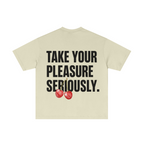 180GSM Women's Low-Shrink Skin-Friendly Lightweight T-shirt Beige