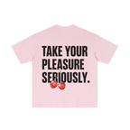 180GSM Women's Low-Shrink Skin-Friendly Lightweight T-shirt  Light pink