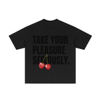 180GSM Women's Low-Shrink Skin-Friendly Lightweight T-shirt Black