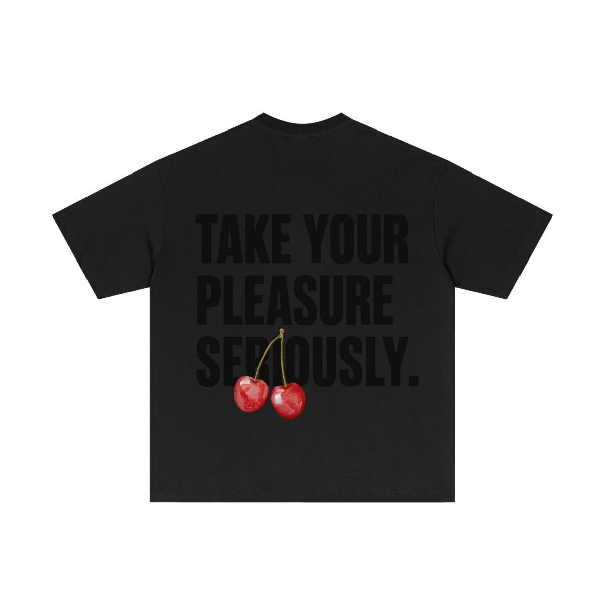 180GSM Women's Low-Shrink Skin-Friendly Lightweight T-shirt Black