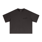 240GSM Men’s Ice-Feel Sorona Boxy-Fit Solid-Color Loose T-shirt Coffee