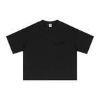 240GSM Men’s Ice-Feel Sorona Boxy-Fit Solid-Color Loose T-shirt Black