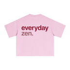 240GSM Men’s Ice-Feel Sorona Boxy-Fit Solid-Color Loose T-shirt Pink
